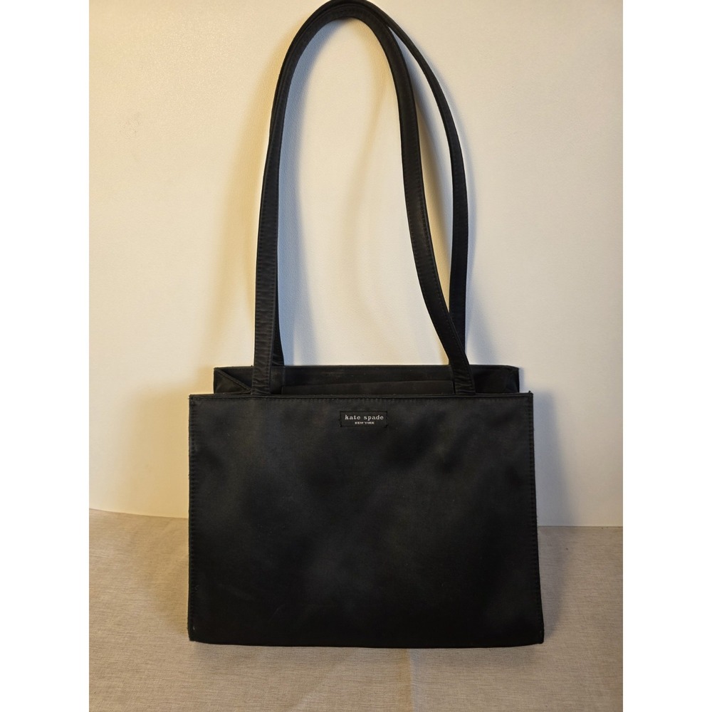 Vintage Kate Spade Small Sam Tote Black Nylon READ